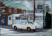 hyperrealism paintings by John Baeder
